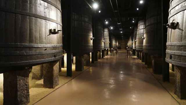 Sala de los Tinos de Bodegas Franco Españolas, en La Rioja / YOLANDA CARDO