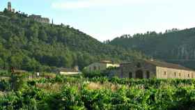 Vista del castillo de Subirats, municipio donde ha sido abatido Younes Abouyaaqoub / CG