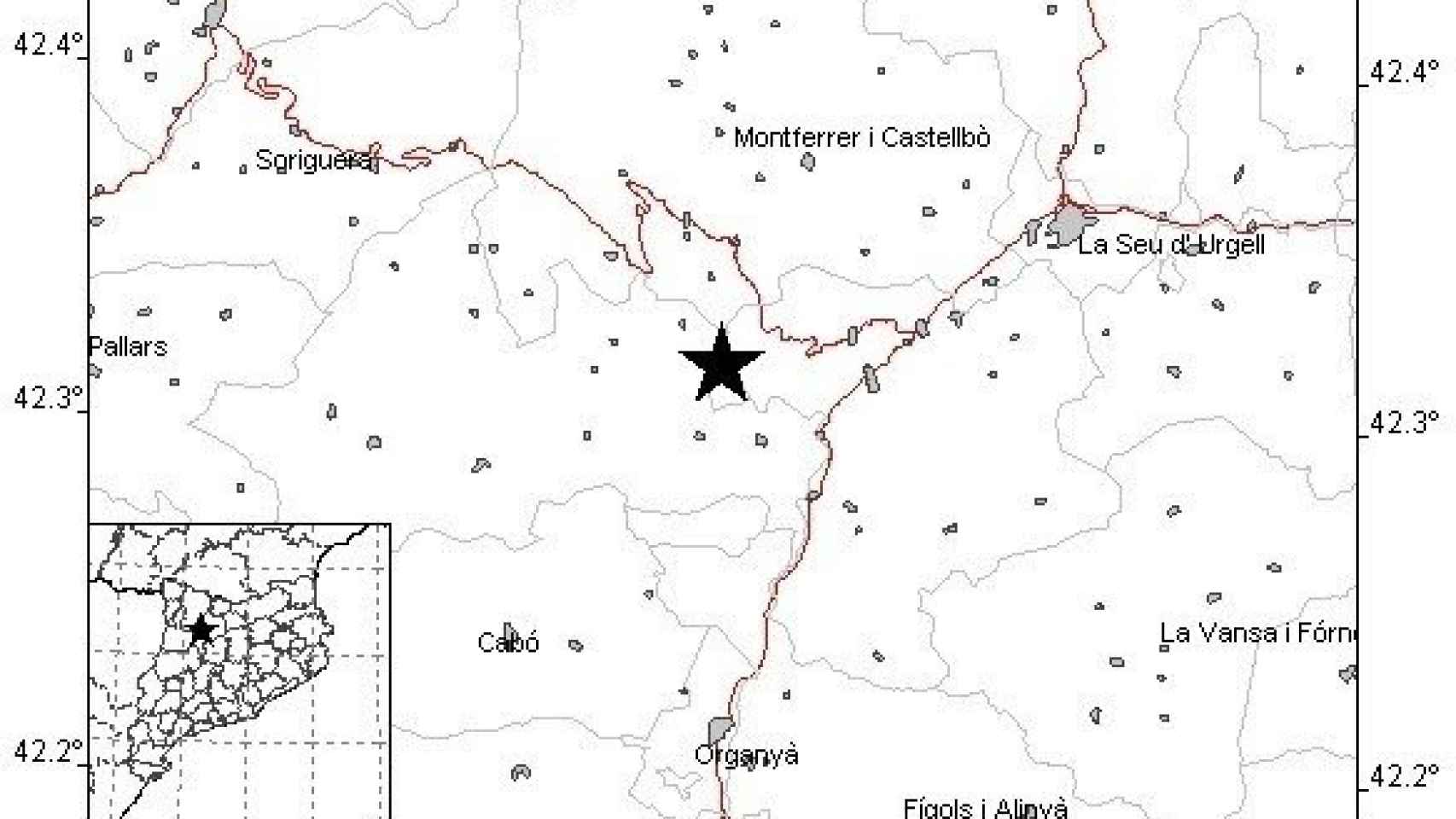 Dos seísmos de magnitud 2,5 y 2,8 sacuden La Seu d'Urgell