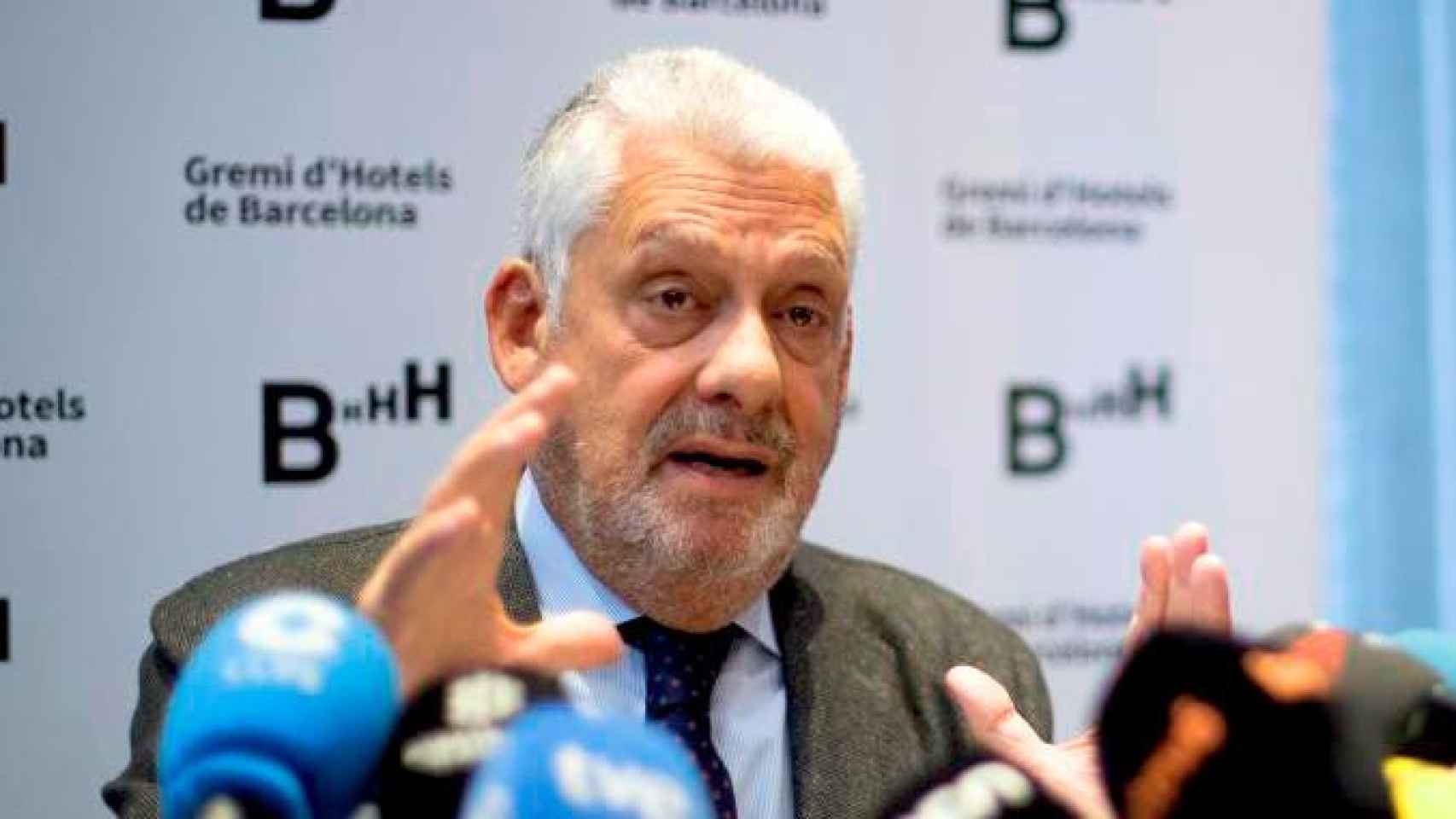 Jordi Clos, presidente del Gremi d'Hotelers de Barcelona y de Derby Hotels, la primera cadena catalana ahuyentada por el 'procés' / EFE