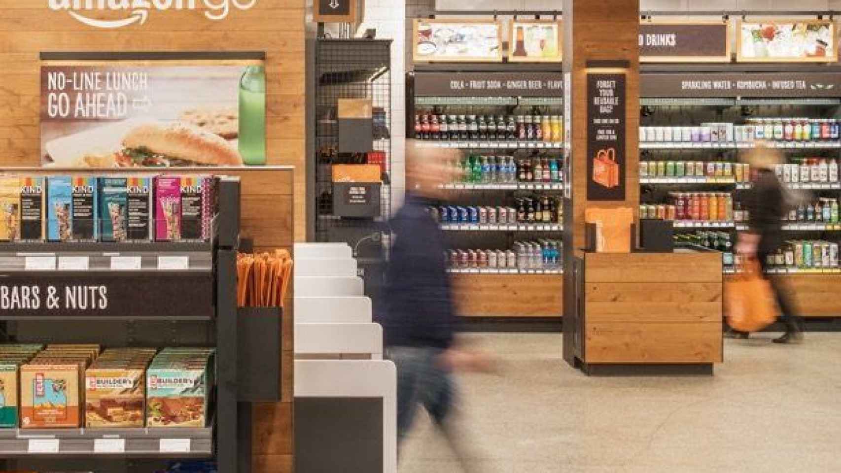 La tienda de Amazon Go en Seattle, Washington