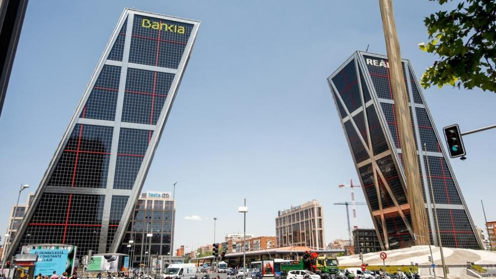 La sede de Bankia, en una de las dos torres del complejo Puerta de Europa de Madrid / EUROPA PRESS