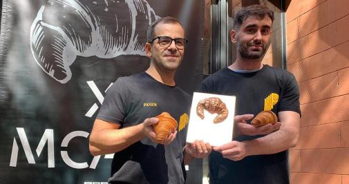 Antonio García y Nacho Ramiro, de la panadería Panem de Madrid, ganadores de la XIV edición del 'Mejor Cruasán Artesano de Mantequilla de España' / CG
