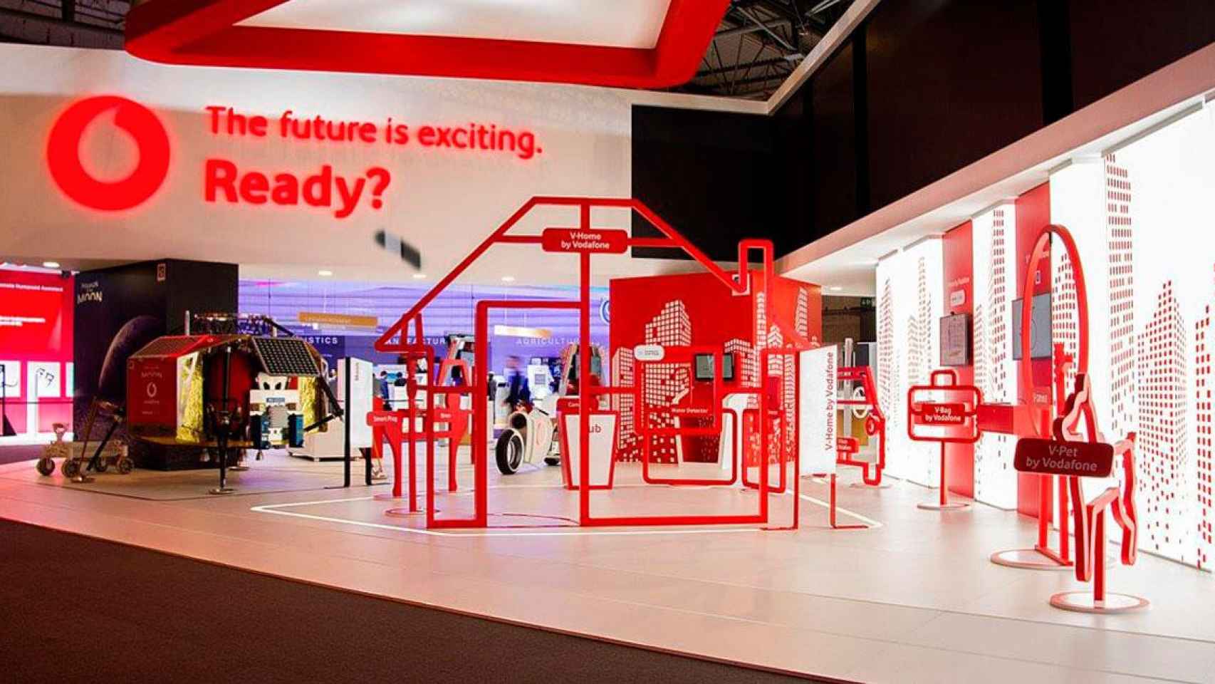 Stand de Vodafone en el Mobile World Congress 2018 / VODAFONE