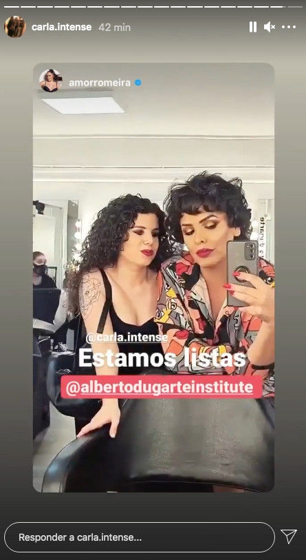 Carla Vigo y Amor Romeira en Instagram / @carla.intense
