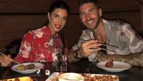 Una foto de Pilar Rubio y Sergio Ramos en una cena en pareja / Instagram