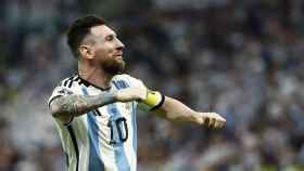 La brutal euforia de Messi, tras ganar los cuartos de final del Mundial contra Países Bajos / EFE