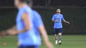 Messi dispara las alarmas en Argentina al entrenar en solitario / EFE