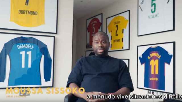 Moussa Sissoko, agente de Dembelé, en el documental 'Ousmane'