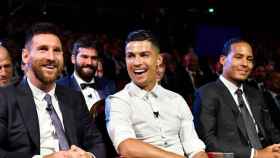 Messi y Cristiano Ronaldo en la gala The Best