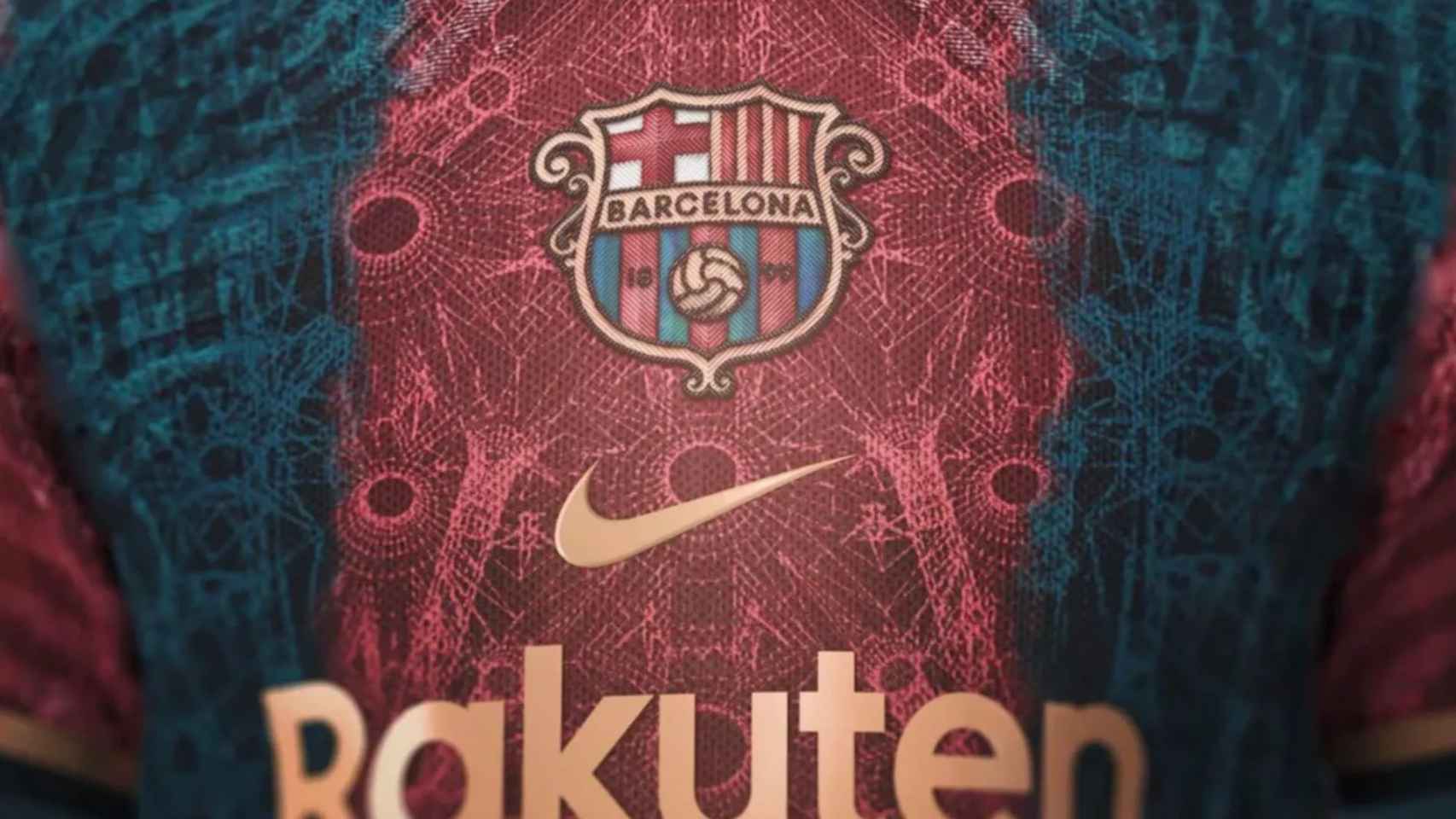 Así es la nueva camiseta del Barça en homenaje a Gaudí