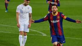 Leo Messi, celebrando un gol contra el Huesca | EP