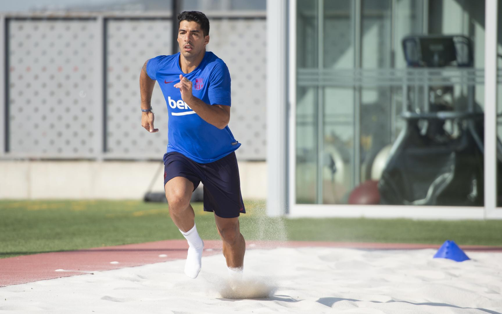 Luis Suárez ejercitándose en la Ciutat Esportiva Joan Gamper / FCB