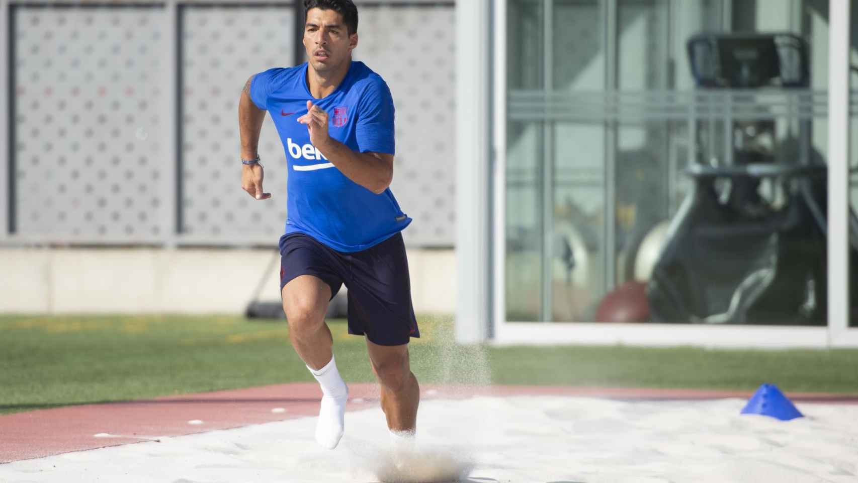 Luis Suárez ejercitándose en la Ciutat Esportiva Joan Gamper / FCB