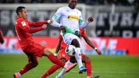 Thiago Alcántara en el partido contra el Borussia Monchengladbach / EFE