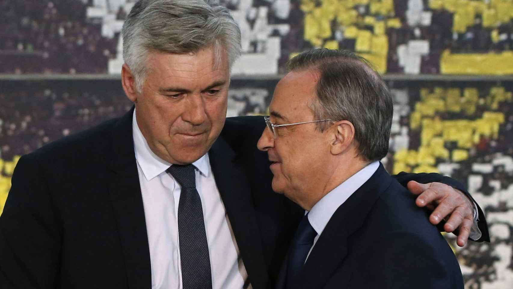 Florentino Pérez junto a Carlo Ancelotti, en una imagen de archivo / EFE