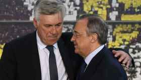 Florentino Pérez junto a Carlo Ancelotti, en una imagen de archivo / EFE
