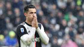 Ronaldo lamentando una ocasión con la Juventus de Turín / EFE