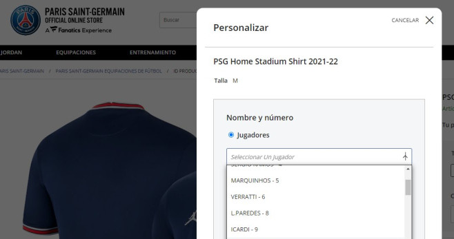 La camiseta de Mbappé no se puede comprar en la web del PSG / REDES