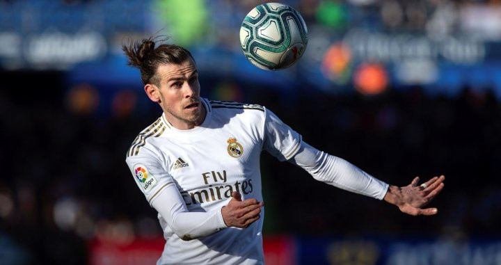 Gareth Bale intentando un remate contra Getafe / EFE