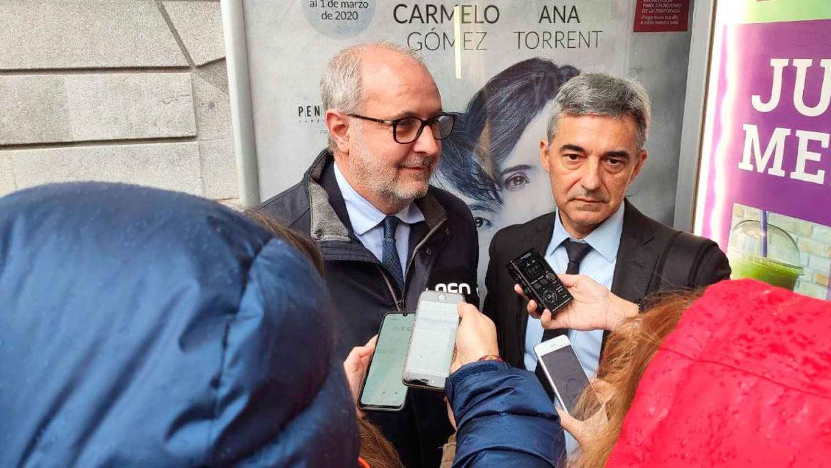 Manuel Miró (i), representante de la asociación Abogados Catalanes por la Constitución / SCC