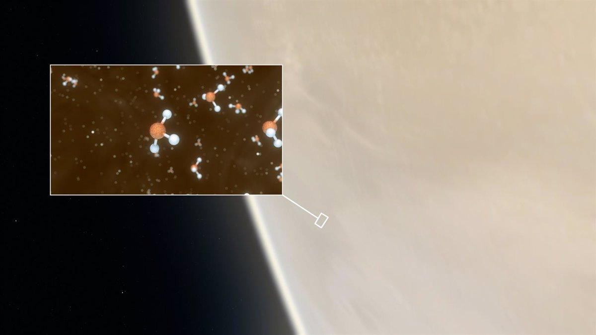 Partículas de fosfina detectadas en Venus / EP