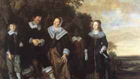 Familia junto a un paisaje, de Frans Hals (1648).