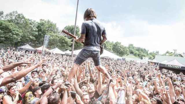 Jordan Buckley durante un concierto de Every Time I Die / INSTAGRAM