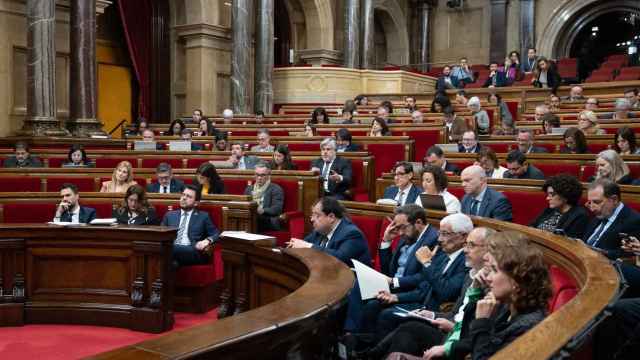 Debate a la totalidad del proyecto ley de Presupuestos de la Generalitat de 2023 en el pleno del Parlament / DAVID ZORRAKINO - EUROPA PRESS