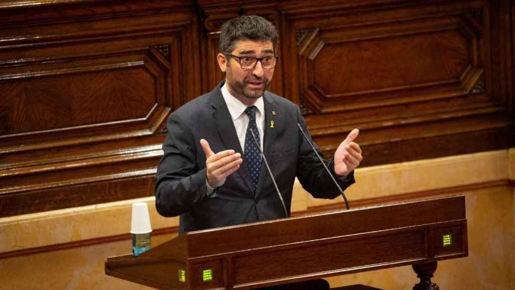 El 'exconseller' de Políticas Digitales, Jordi Puigneró, en el Parlament