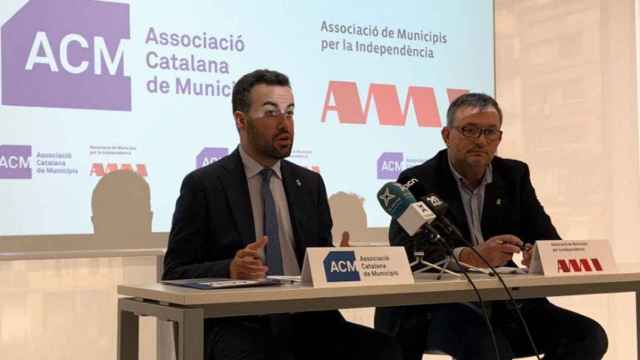 El presidente de la ACM, Lluís Soler, y el de la AMI, Josep Maria Cervera