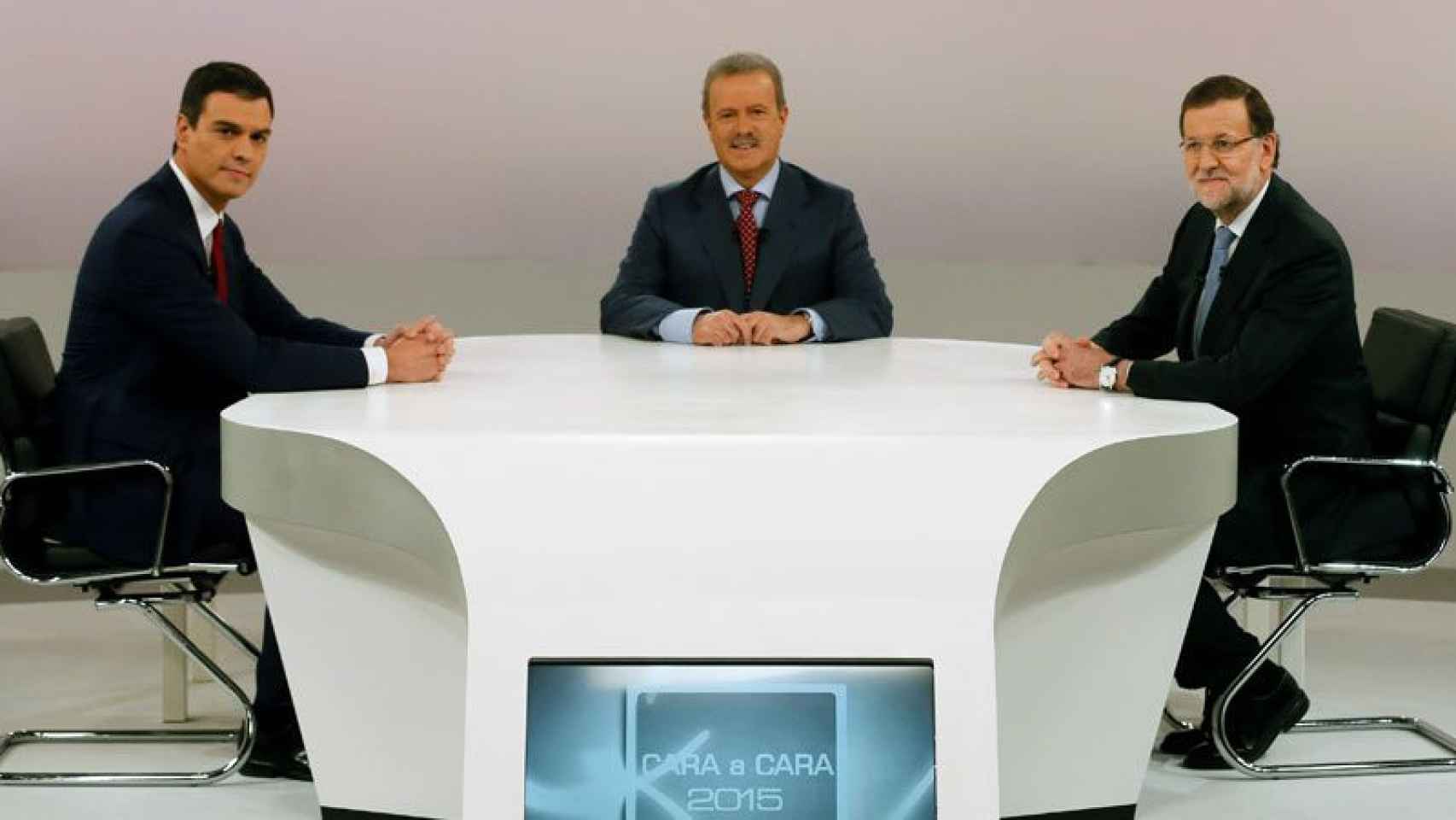 Sánchez y Rajoy, durante el debate