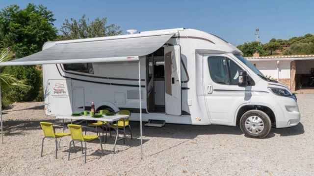 Autocaravana de alquiler.