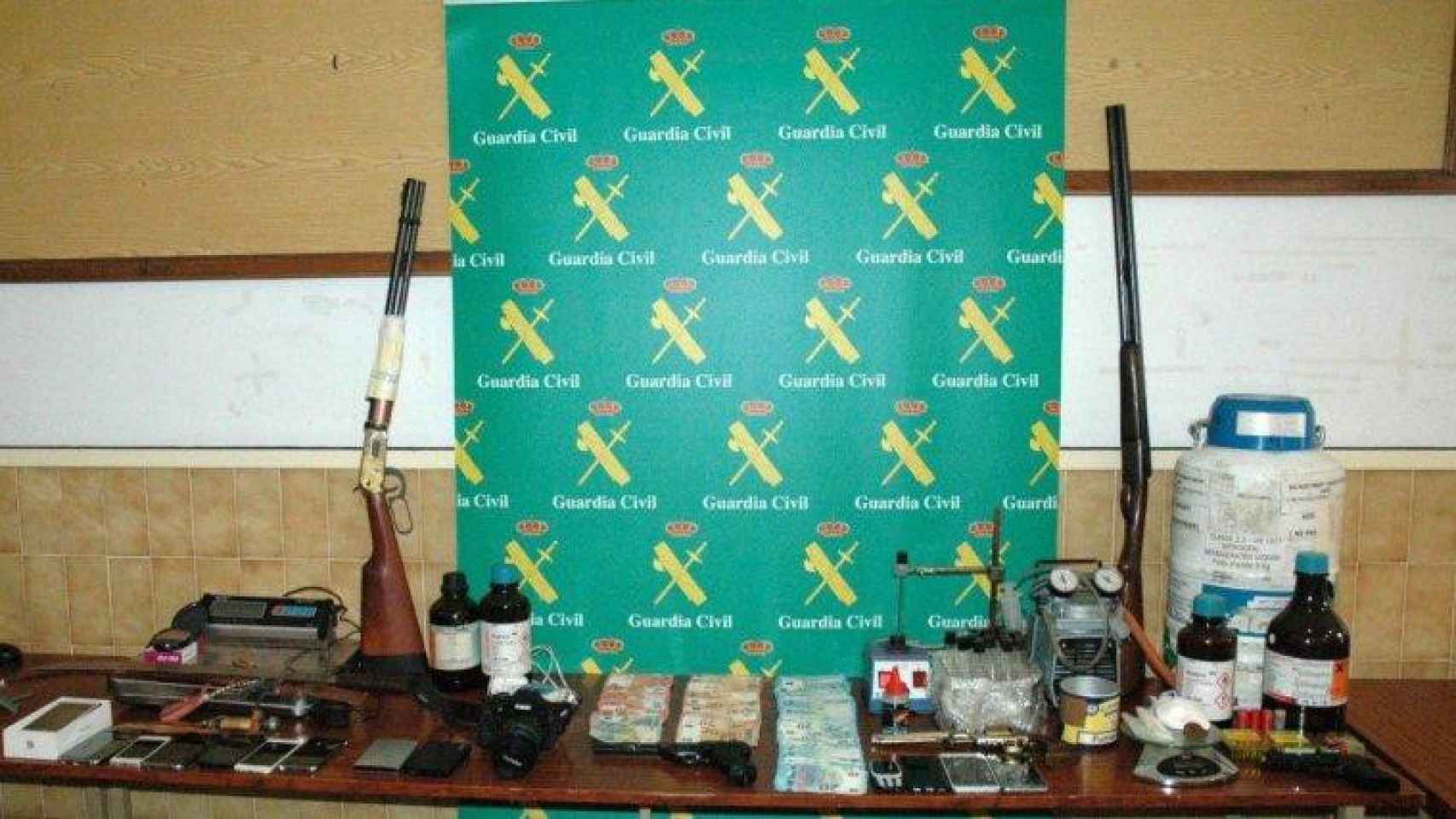 Las drogas halladas por la Guardia Civil en La Jonquera / GUARDIA CIVIL