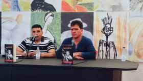 El periodista Carlos Quílez, en la presentación de su libro en la Semana Negra de Gijón