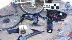 La policía desarticula una banda de robo de bicicletas en Madrid