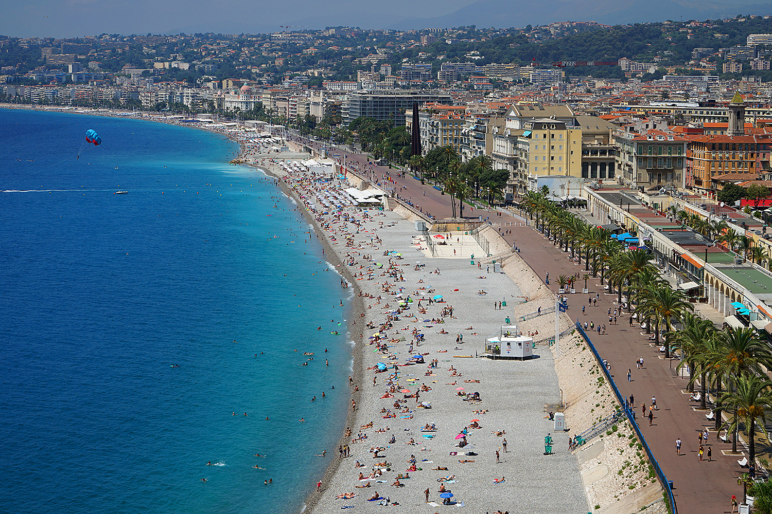 Panorámica del la Promenade des Anglais en Niza / YOLANDA CARDO