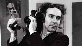 El director de cine frances, Jean-Luc Godard.