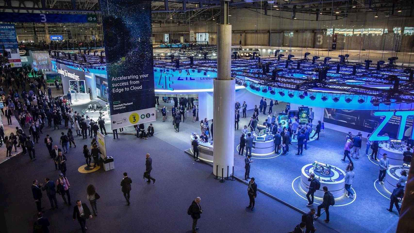 El salón del Mobile World Congress en 2019 / EP