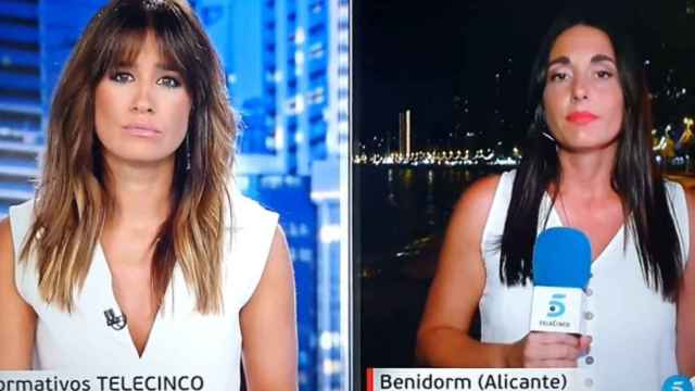 Una periodista de Telecinco se queda en blanco en directo / MEDIASET