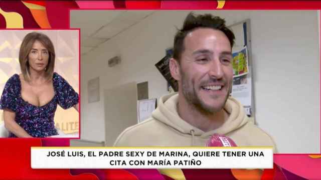 José Luis García, padre de Marina de 'La isla de las tentaciones', tontea con María Patiño / MEDIASET