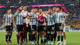 Argentina, celebrando el título del Mundial de Qatar 2022 / REDES