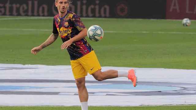 Griezmann antes del partido contra el Valladolid / EFE