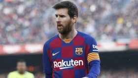 Leo Messi en un partido con el Barça /REDES