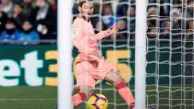 Messi marca un gol en Getafe / EFE
