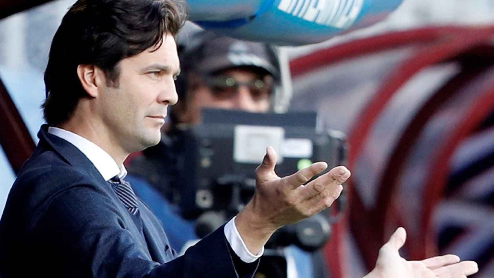 Santiago Solari, entrenador del Real Madrid, en Eibar / EFE