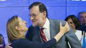 Ana Pastor y Mariano Rajoy / EFE