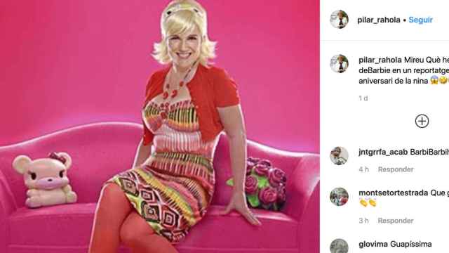 Pilar Rahola presume de haber sido una 'Barbie' en Instagram