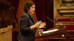Alícia Romero, portavoz del PSC en el Parlament, en una intervención en la Cámara / EP