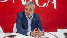 Jaume Collboni durante la entrevista en Crónica Global / LENA PRIETO